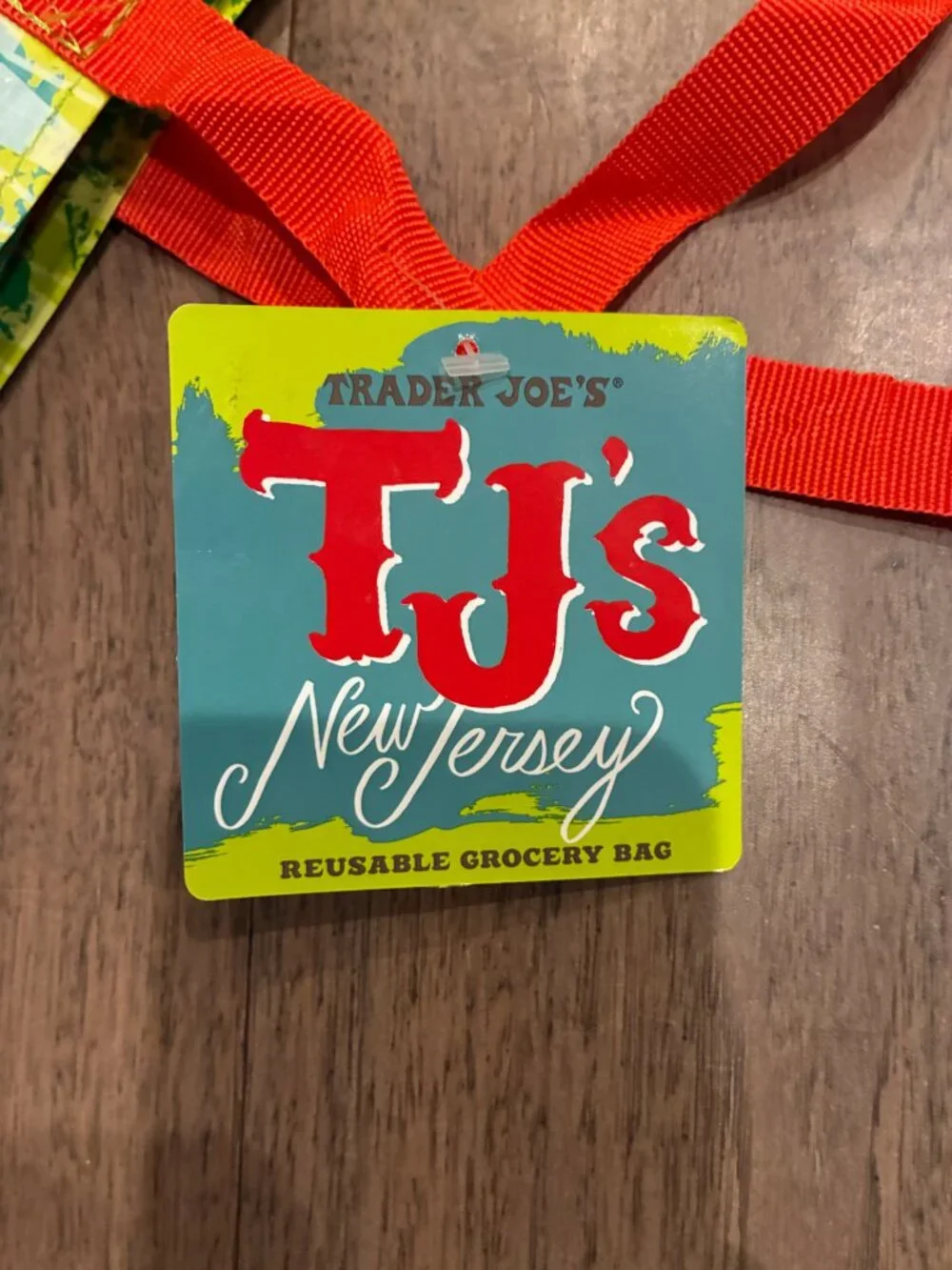 NWT Trader Joe's State Grocery Bag Collectible Regional Rare Design -New Jersey
